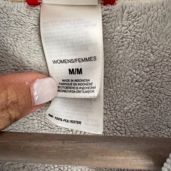 The North Face Fleece Jacket Women's White Fuzzy Warm Soft Outdoors - M - Picture 5 of 7